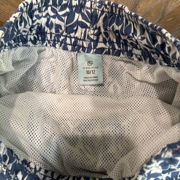 Boys class club blue print swim trunk - Picture 3 of 3